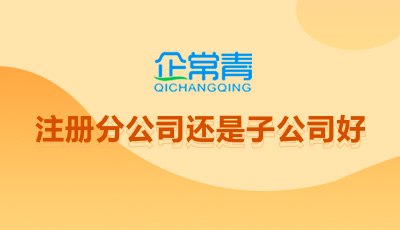 注册分公司还是子公司好